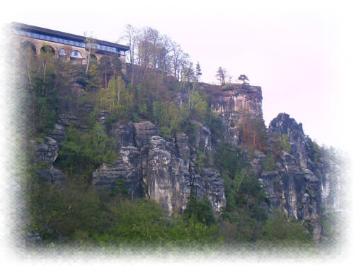 Bastei mit Basteihotel
